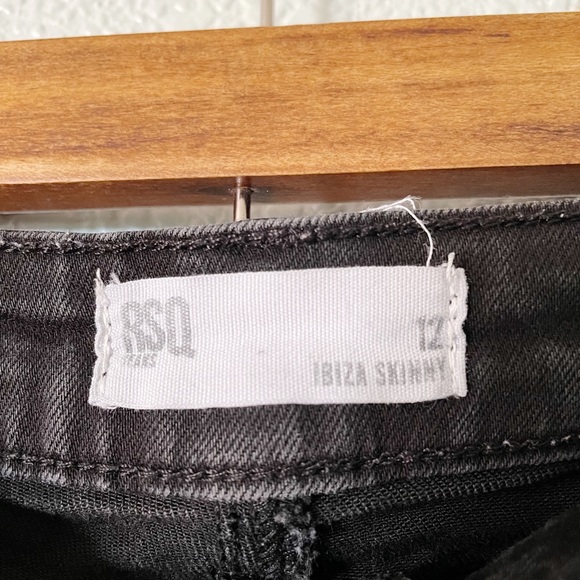 RSQ || Ibiza Skinny Black Distressed Jeans - Picture 3 of 7